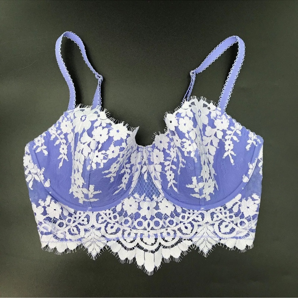 Victoria’s Secret Dream Angels Demi Bralette Corset in Lavender Size 34DD